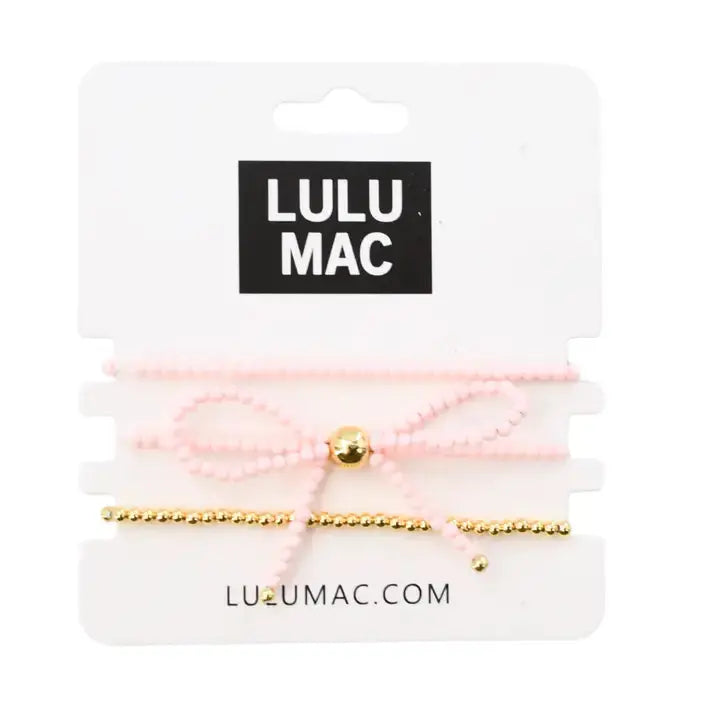 Bow-Light PINK-3 Kate Tuesday Jewelry
