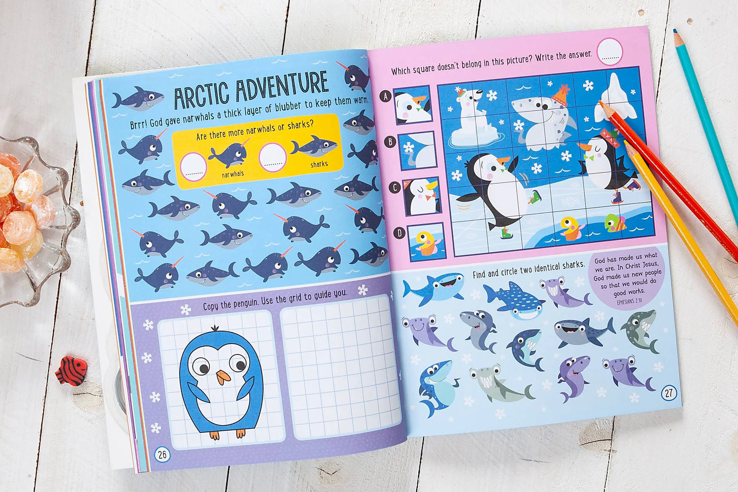 God’s Underwater World Activity Book (Easter Basket Ideas) - Branded By Barta