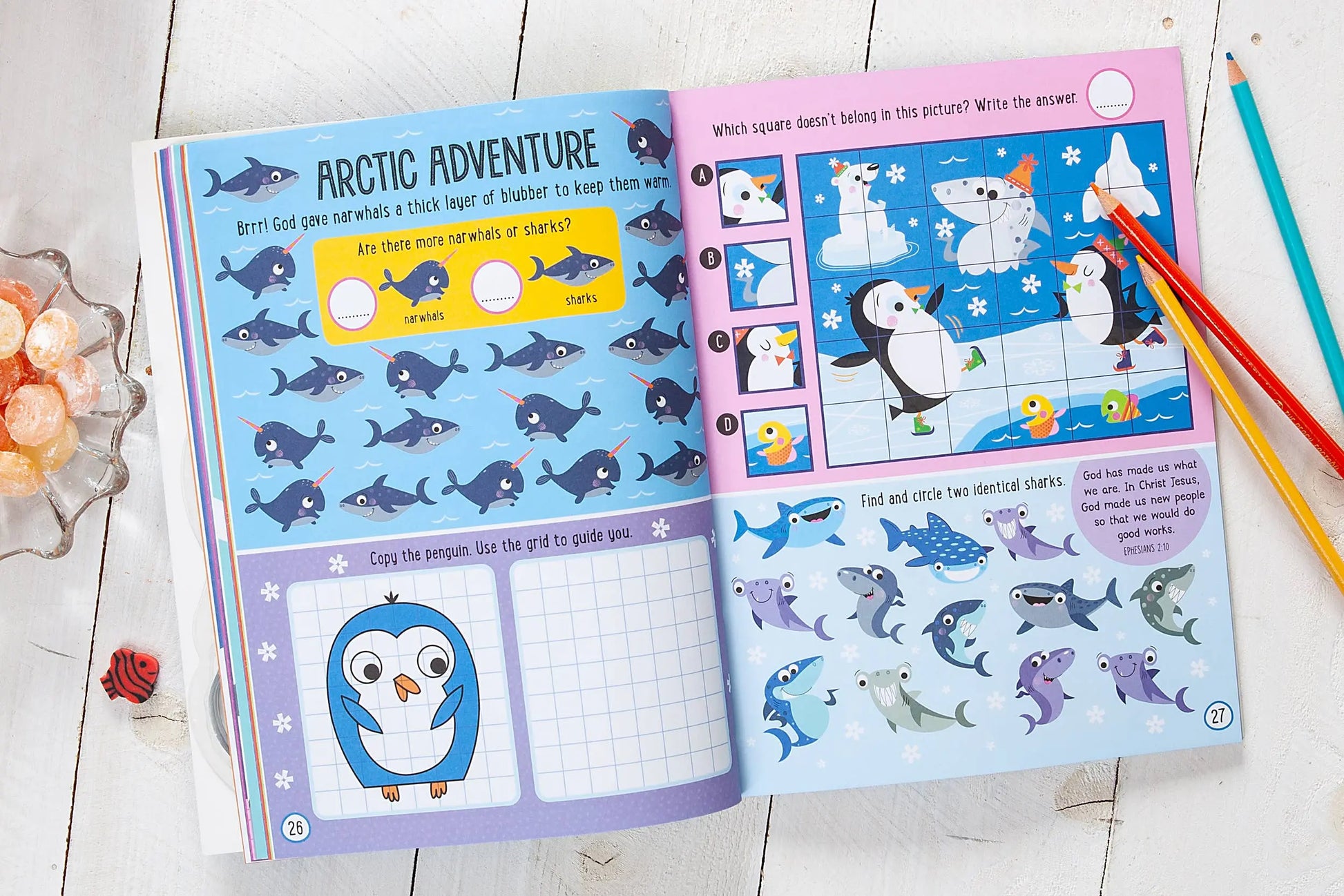 God’s Underwater World Activity Book (Easter Basket Ideas) - Branded By Barta