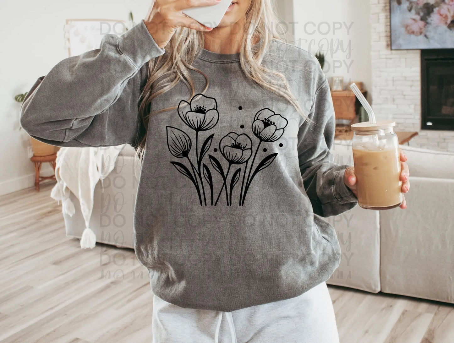 Flower black - Branded By Barta