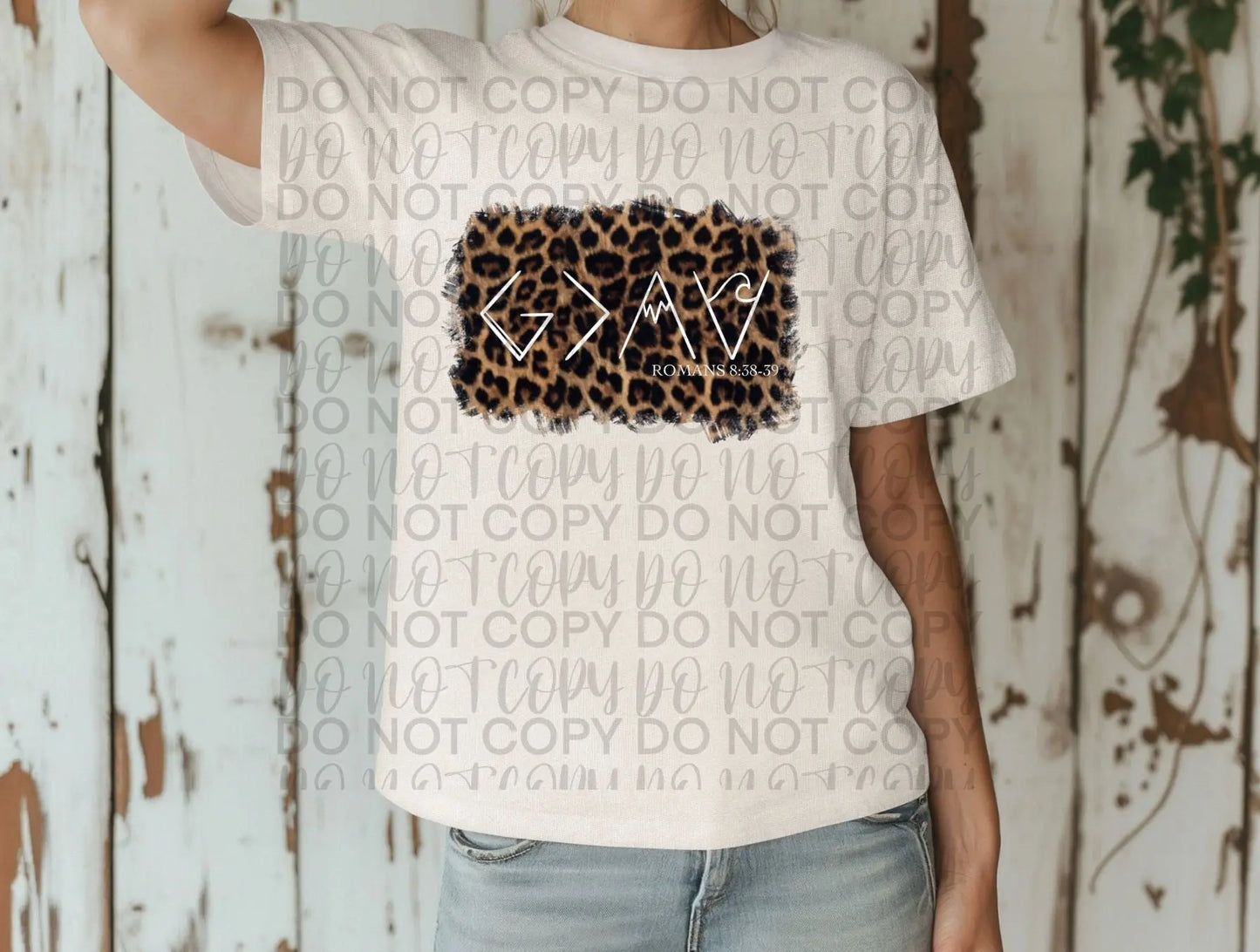 God is greater leopard - Branded By Barta