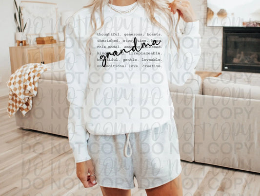 Grandma with wording - Branded By Barta