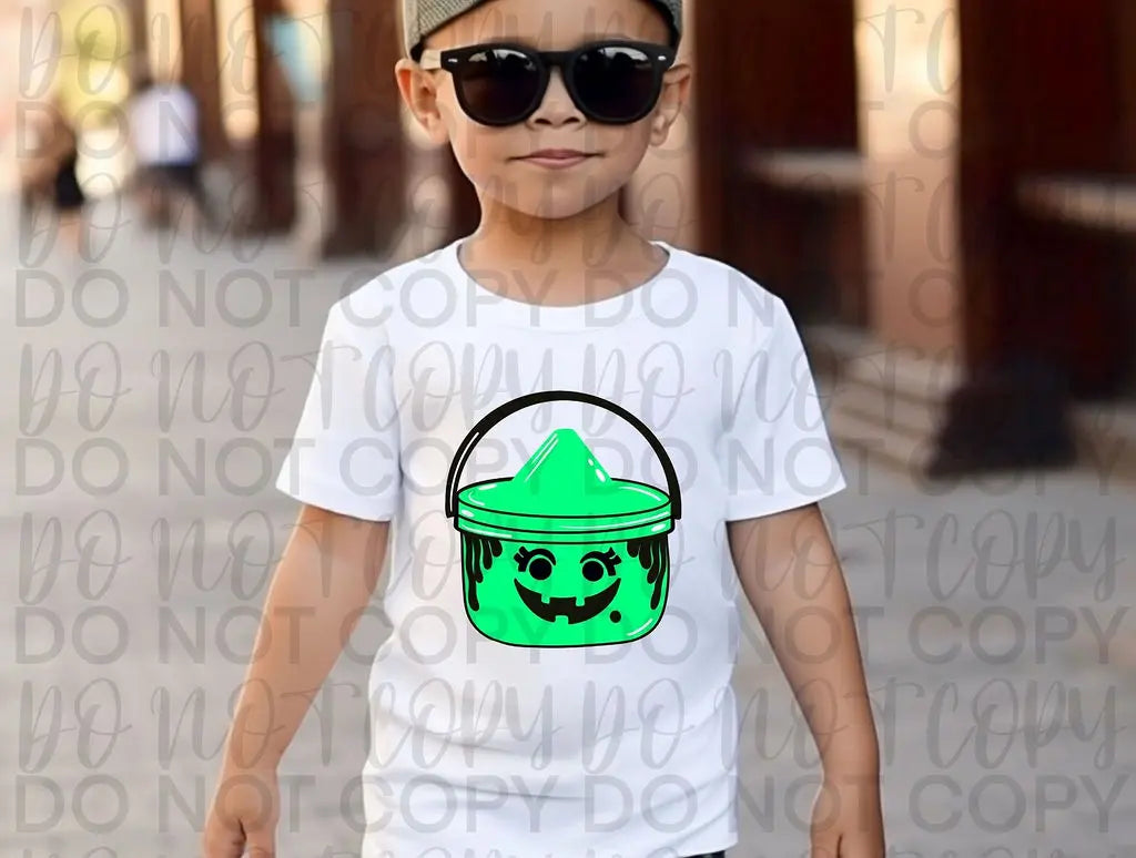 Green Bucket Halloween - Branded By Barta