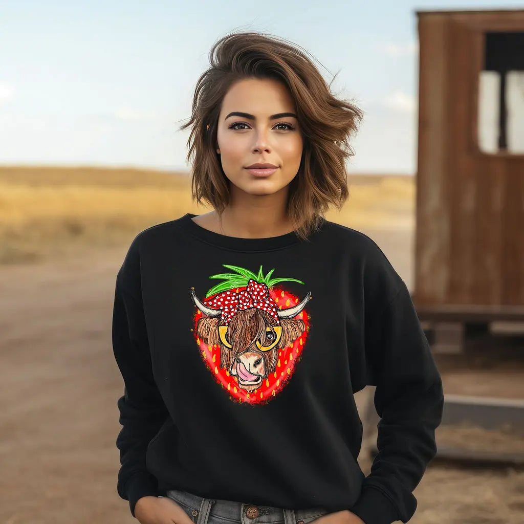 Highland Cow Strawberry - Branded By Barta