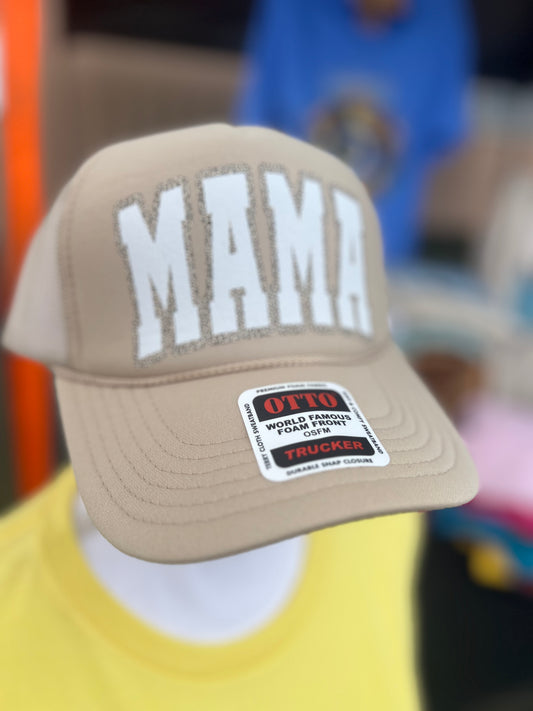 Mama Tan Leopard Trucker Hat
