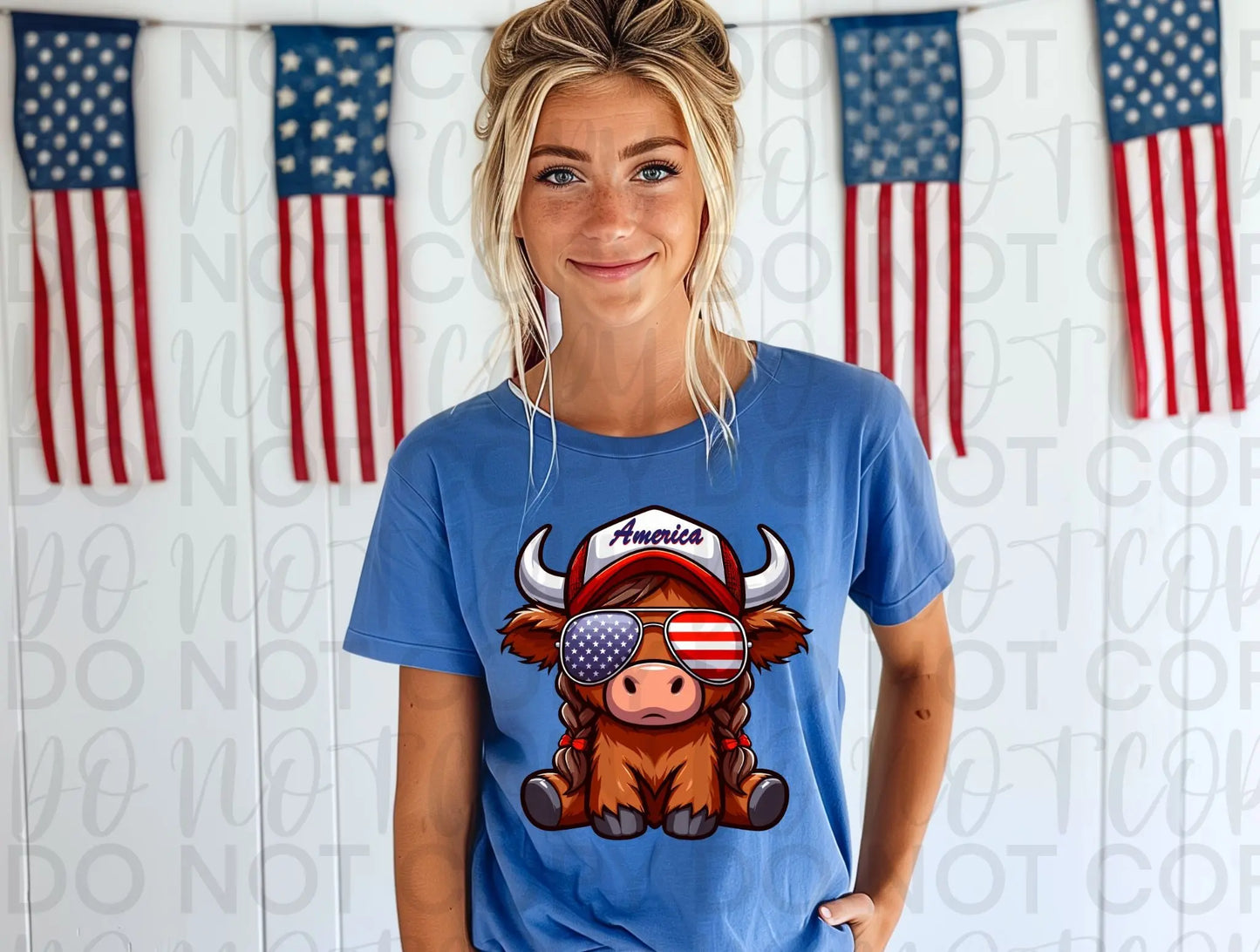 In American cow with glasses - Branded By Barta