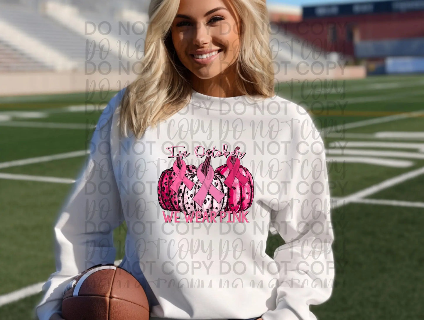 In october we wear pink pumpkin - Branded By Barta