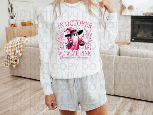 In October we wear pink ghost - Branded By Barta