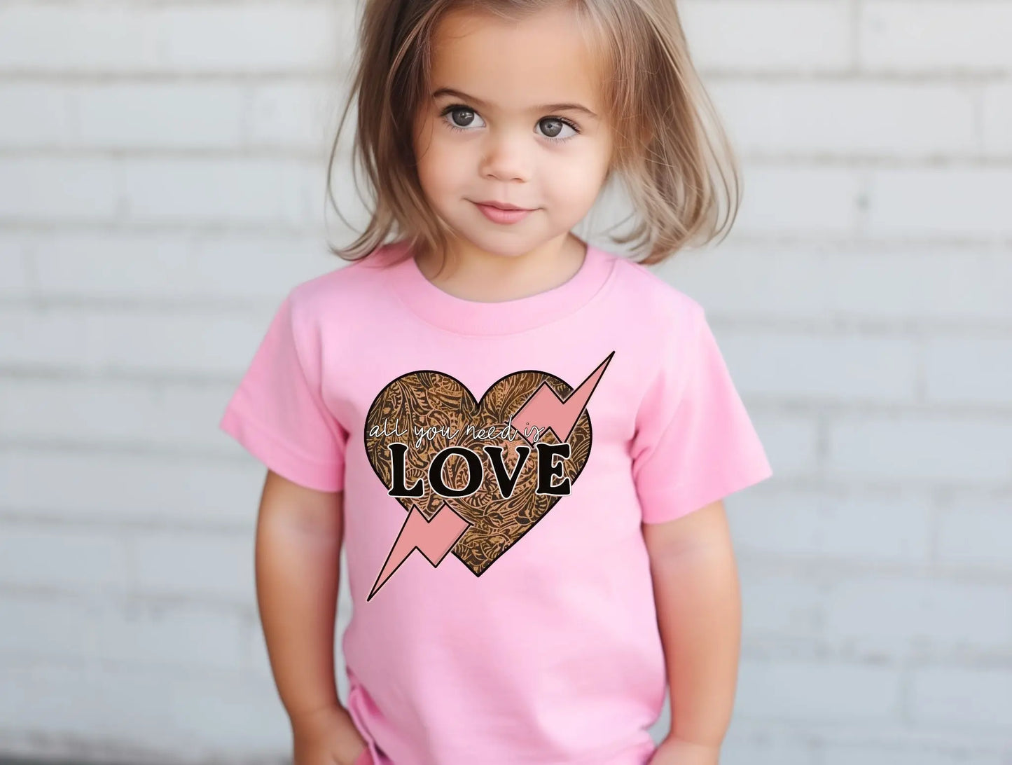 Love heart leather