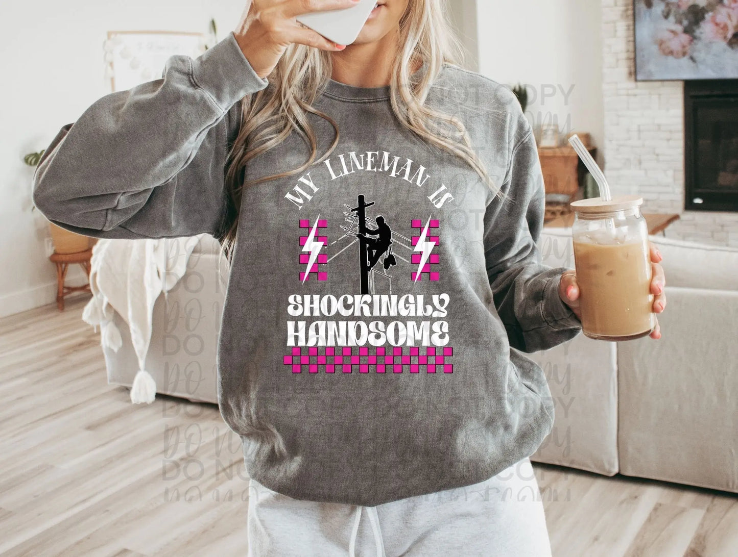 My lineman is shockingly handsome - Branded By Barta