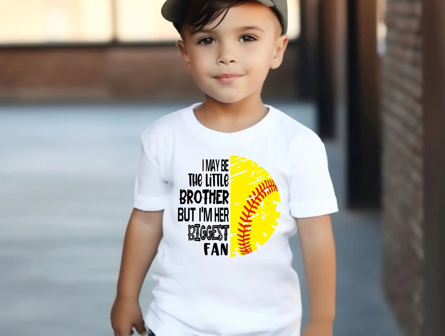 softball little bro - Branded By Barta