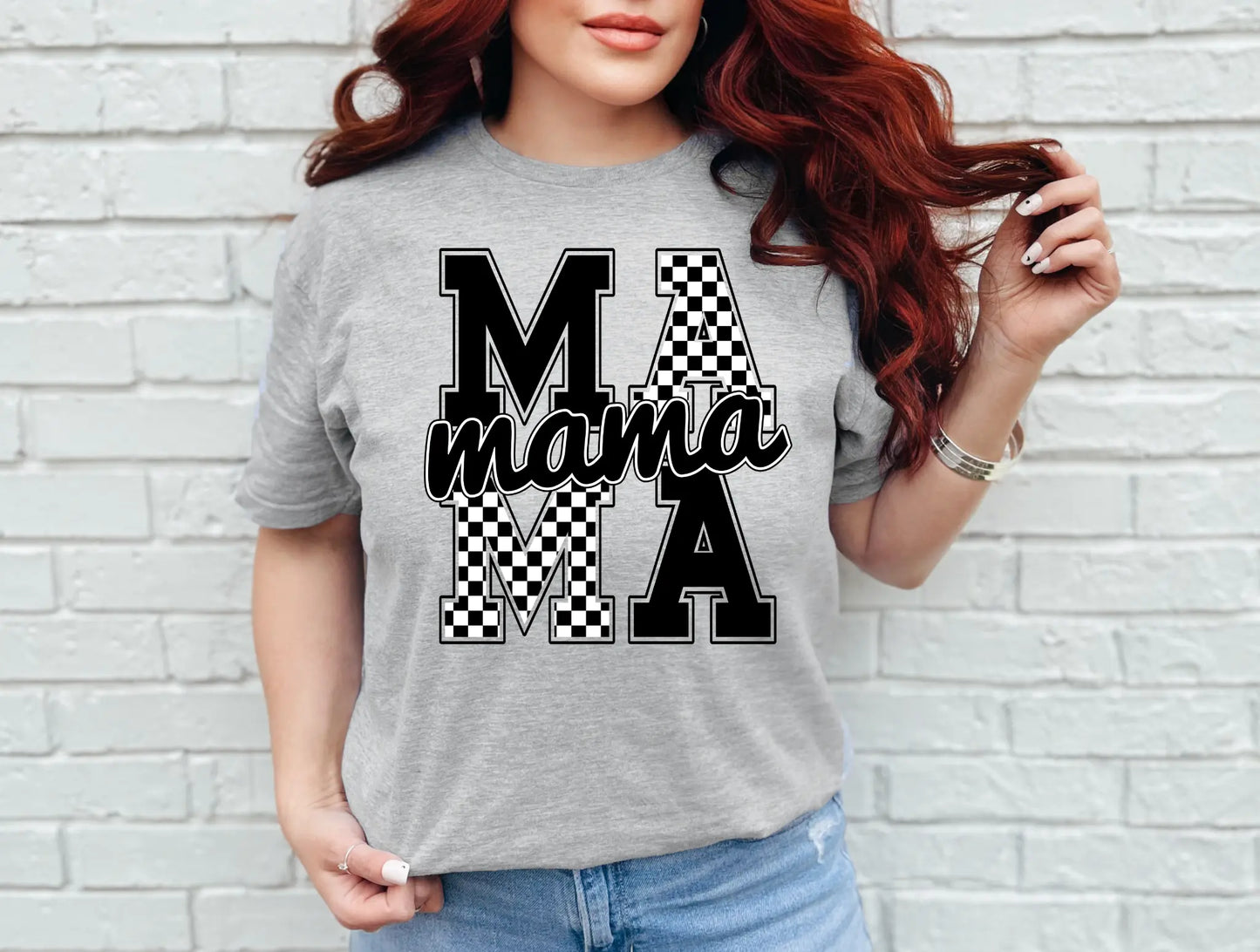 MAMA checkered 2 - Branded By Barta