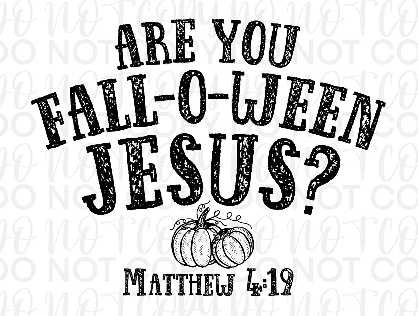 Fall-O-Ween Jesus - Branded By Barta