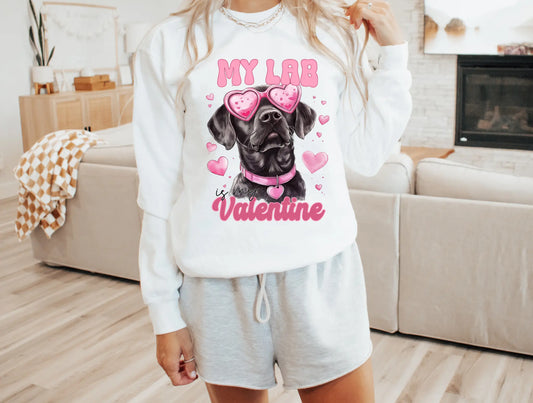 My lab is my valentine