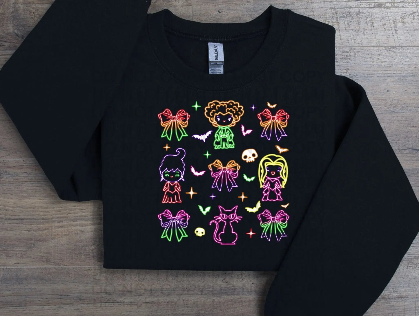 Neon collage girls halloween - Branded By Barta