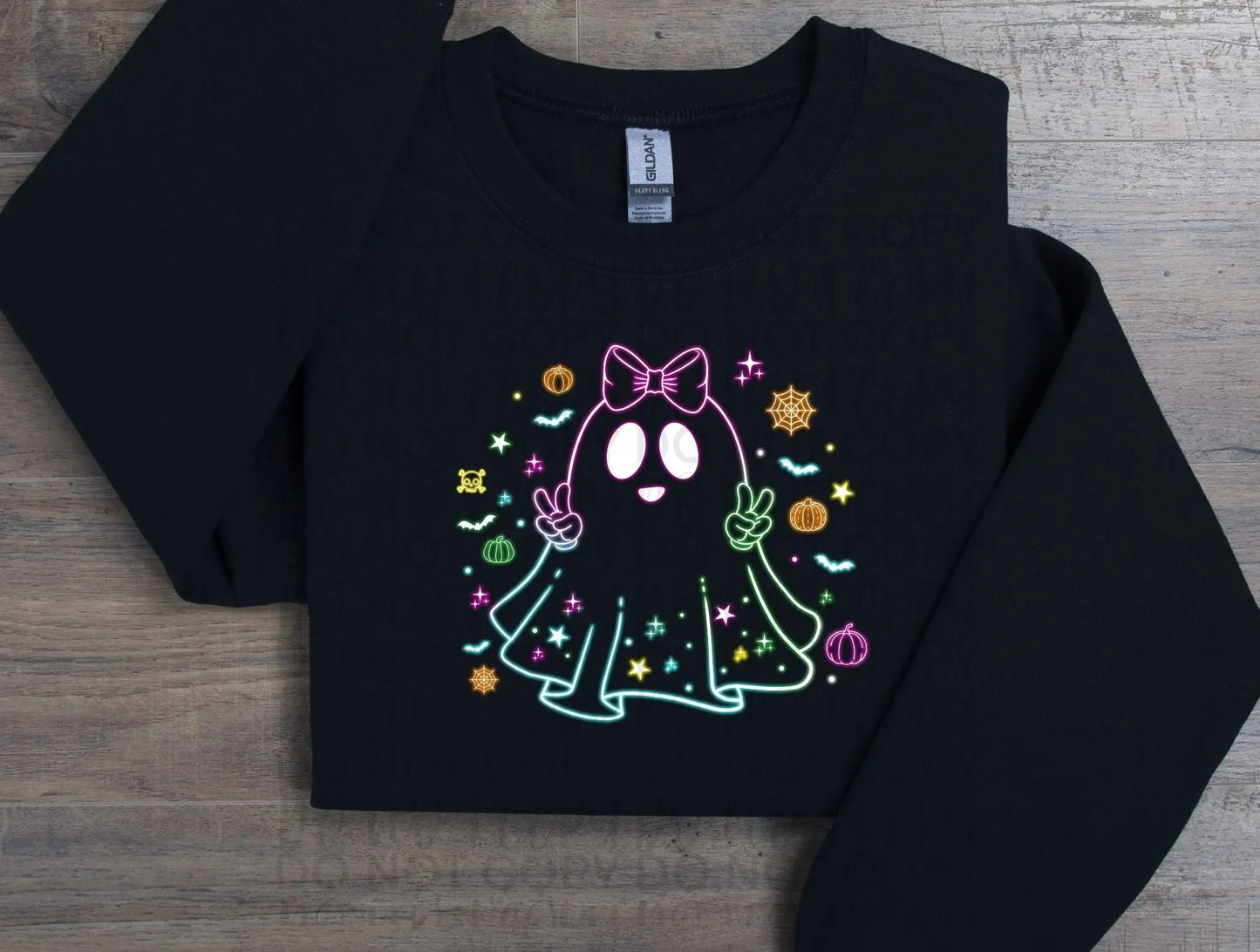 Neon ghost girl - Branded By Barta