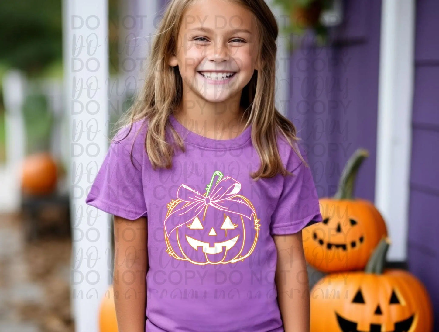 Neon girl pumpkin - Branded By Barta