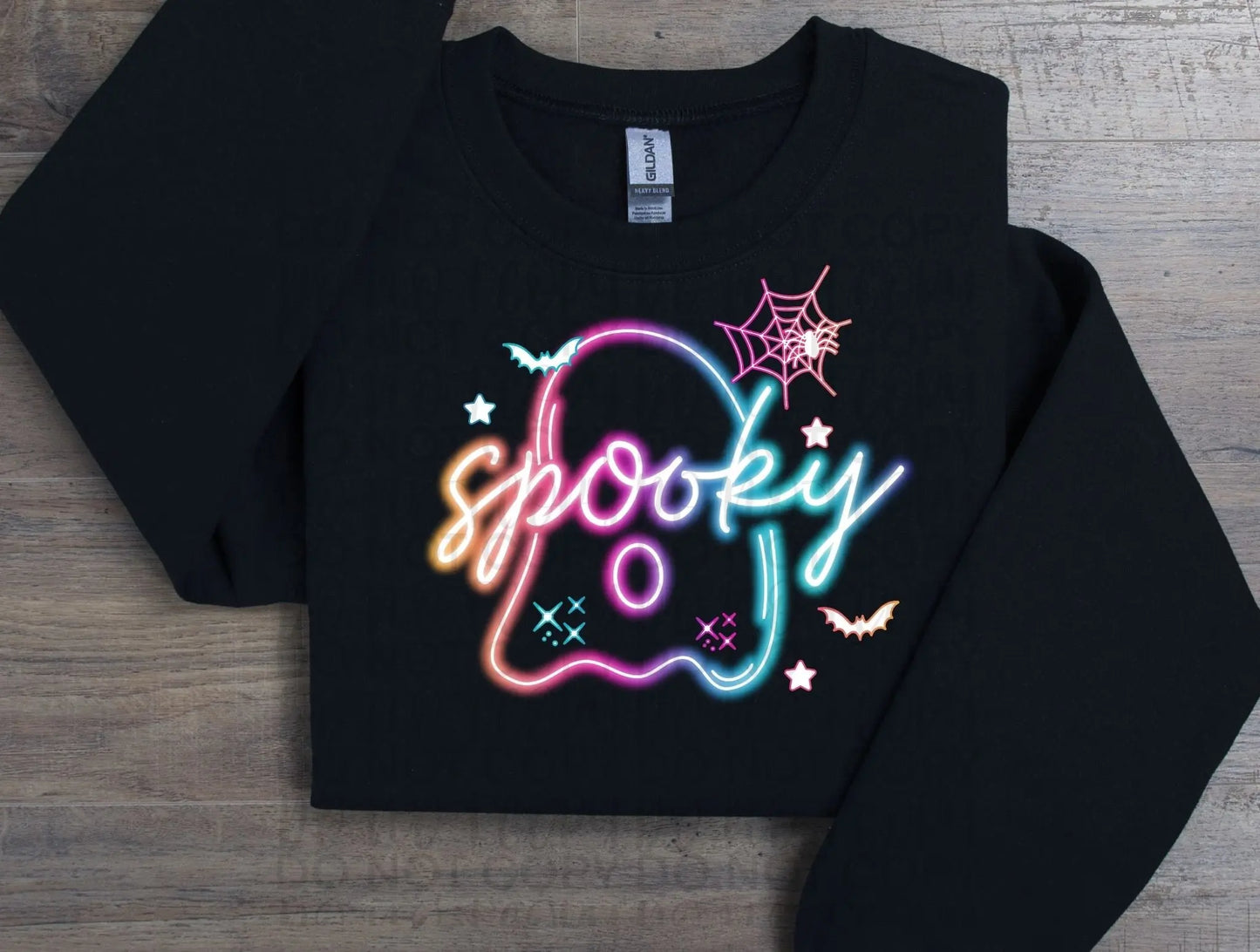 Neon spooky ghost - Branded By Barta