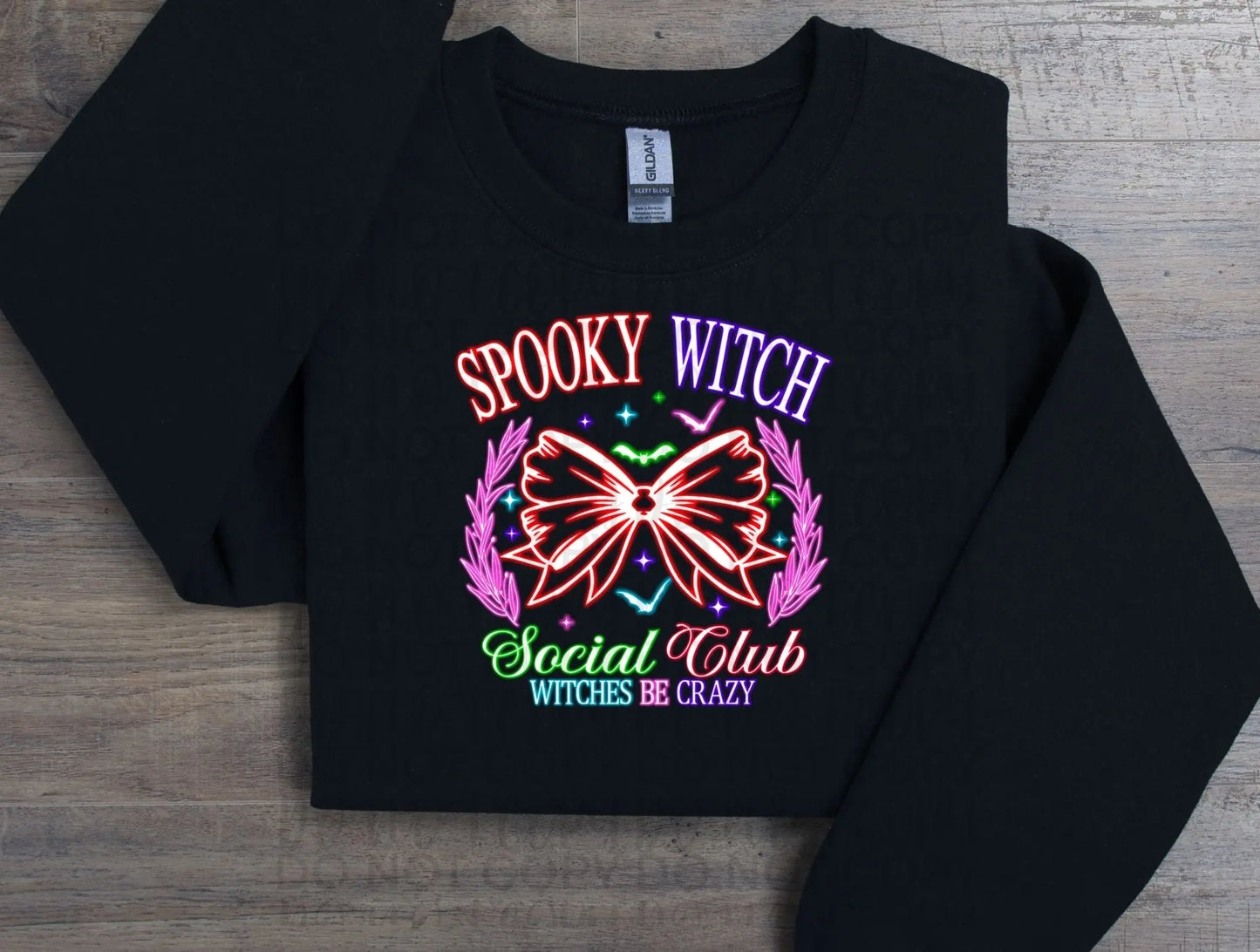 Neon spooky witch - Branded By Barta