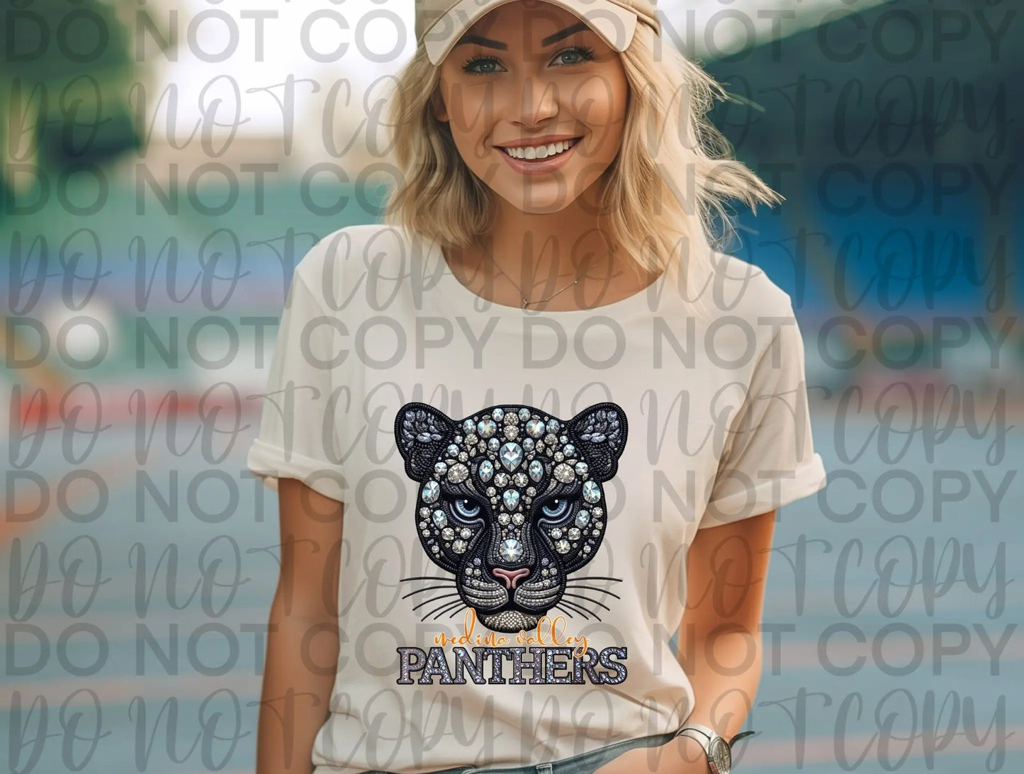 Panther rhinestone - Branded By Barta
