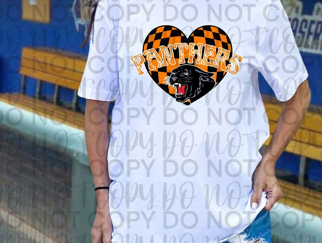 Panthers Retro Checkered Smiley - Branded By Barta