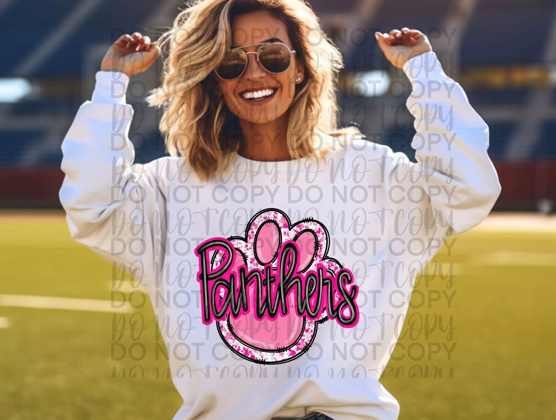 Pink out panther paw - Branded By Barta