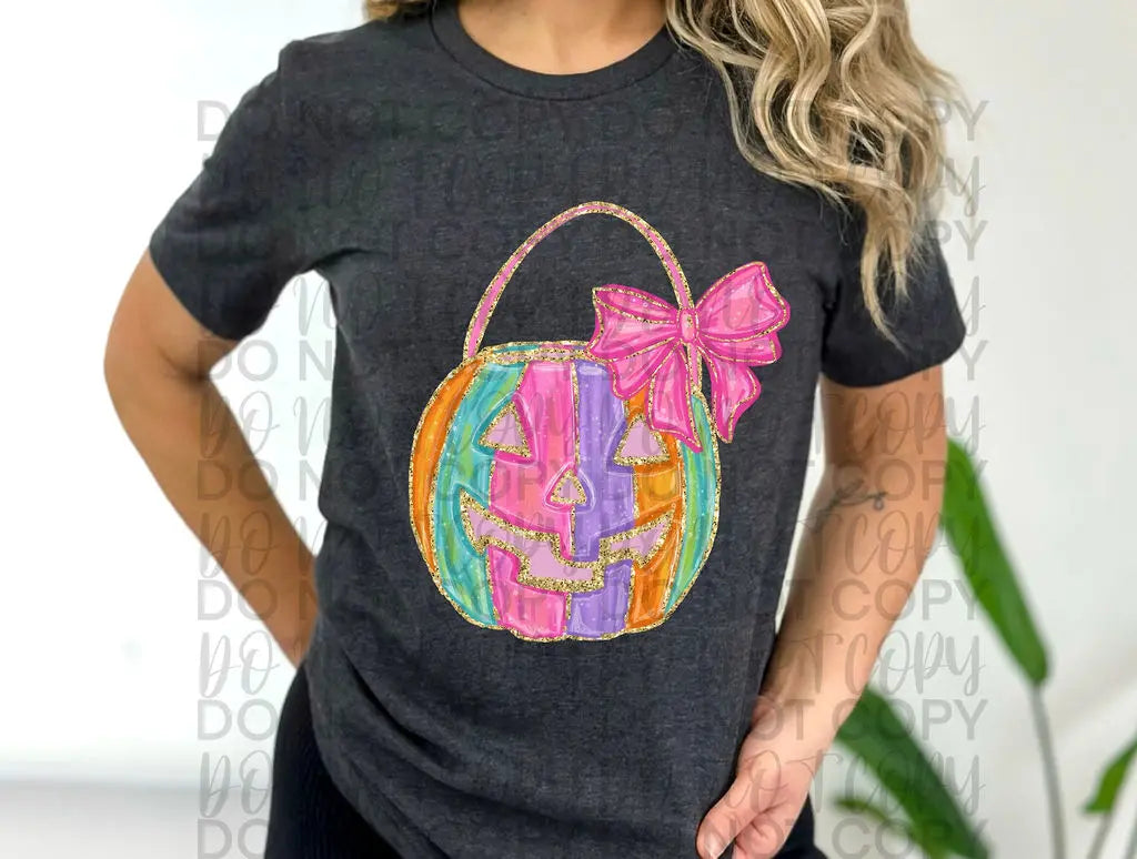 Pink Pumpkin With Glitter - Branded By Barta