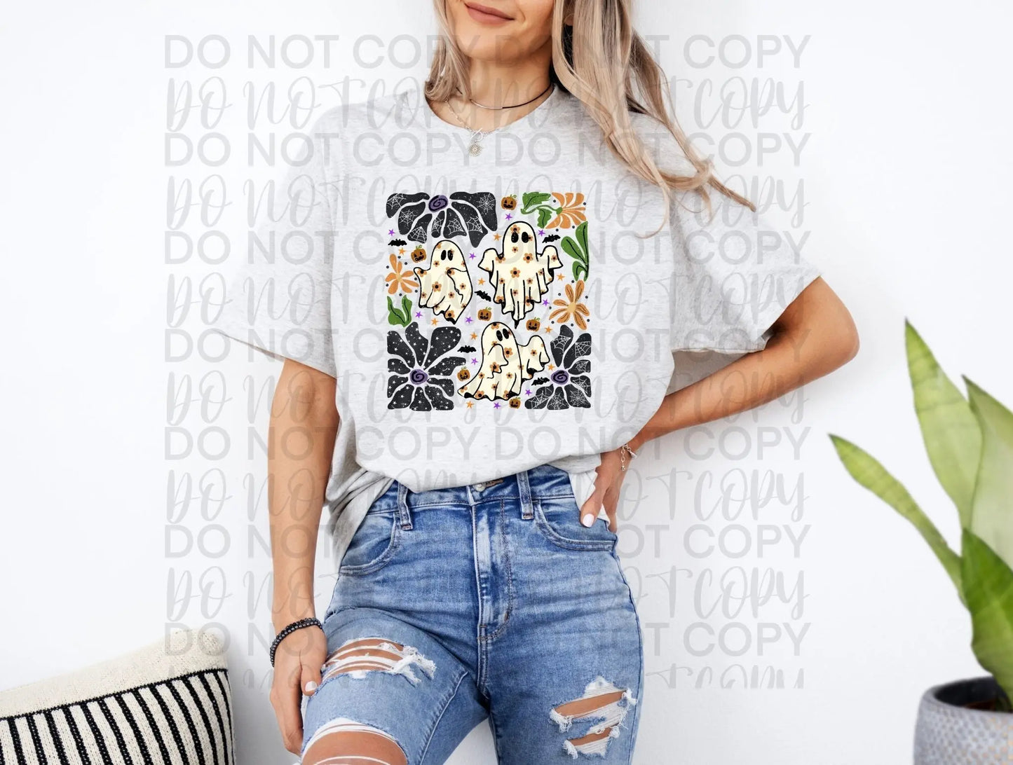 Retro ghost flower - Branded By Barta