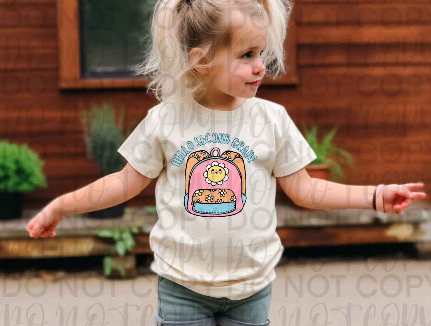 Hello second grade backpack - Branded By Barta