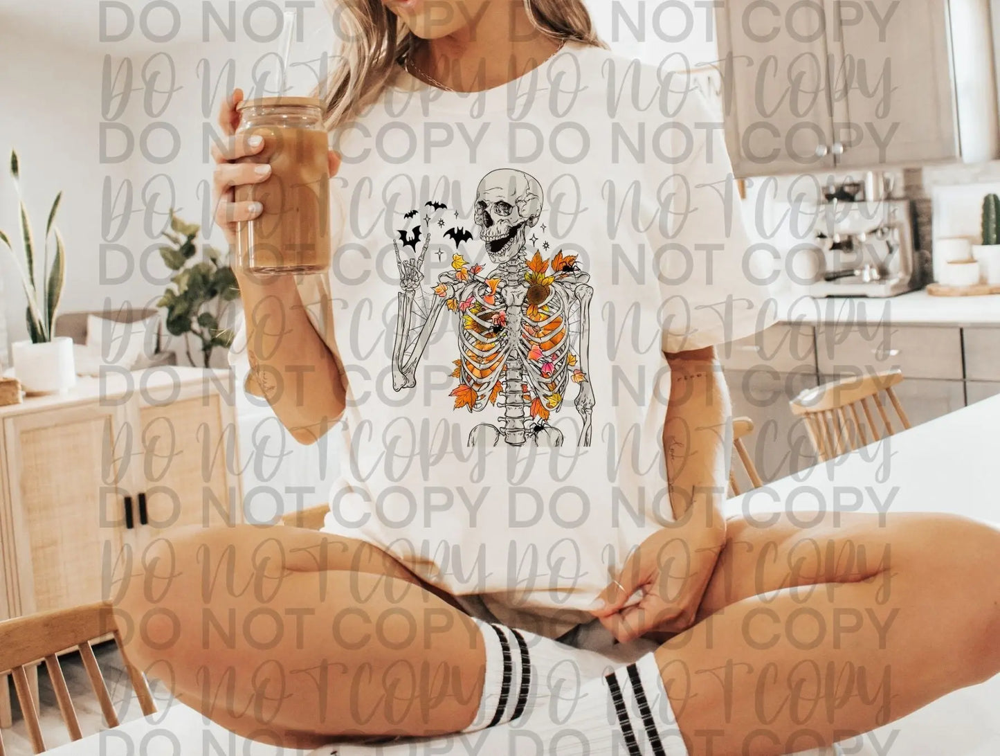 Skele With Leaves - Branded By Barta