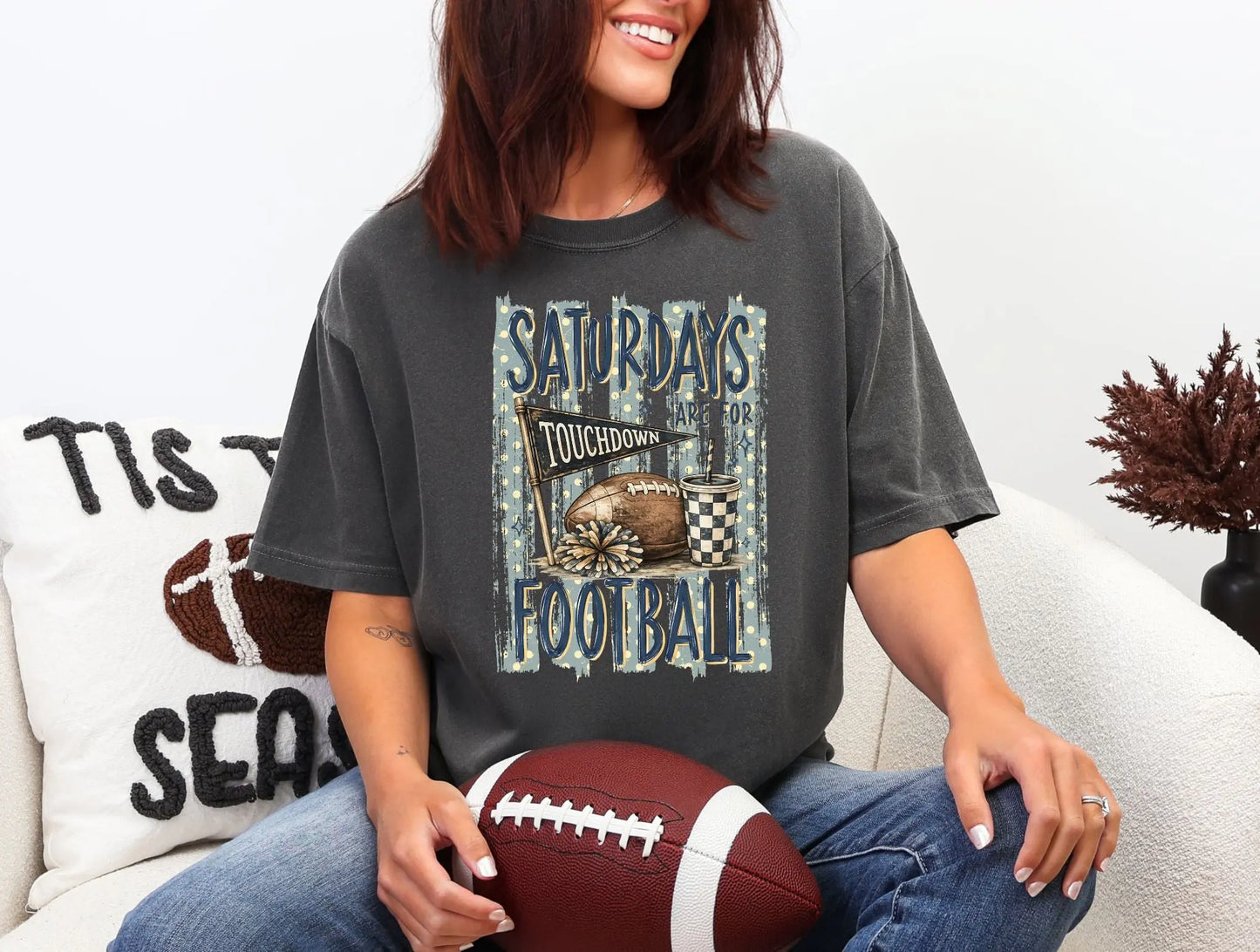 Football Stripe Touch Down brandedbybarta