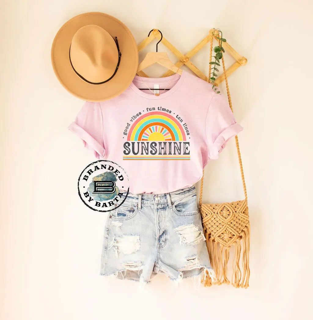 GOOD VIBES, FUN TIMES, TAN LINES, SUNSHINE - Branded By Barta