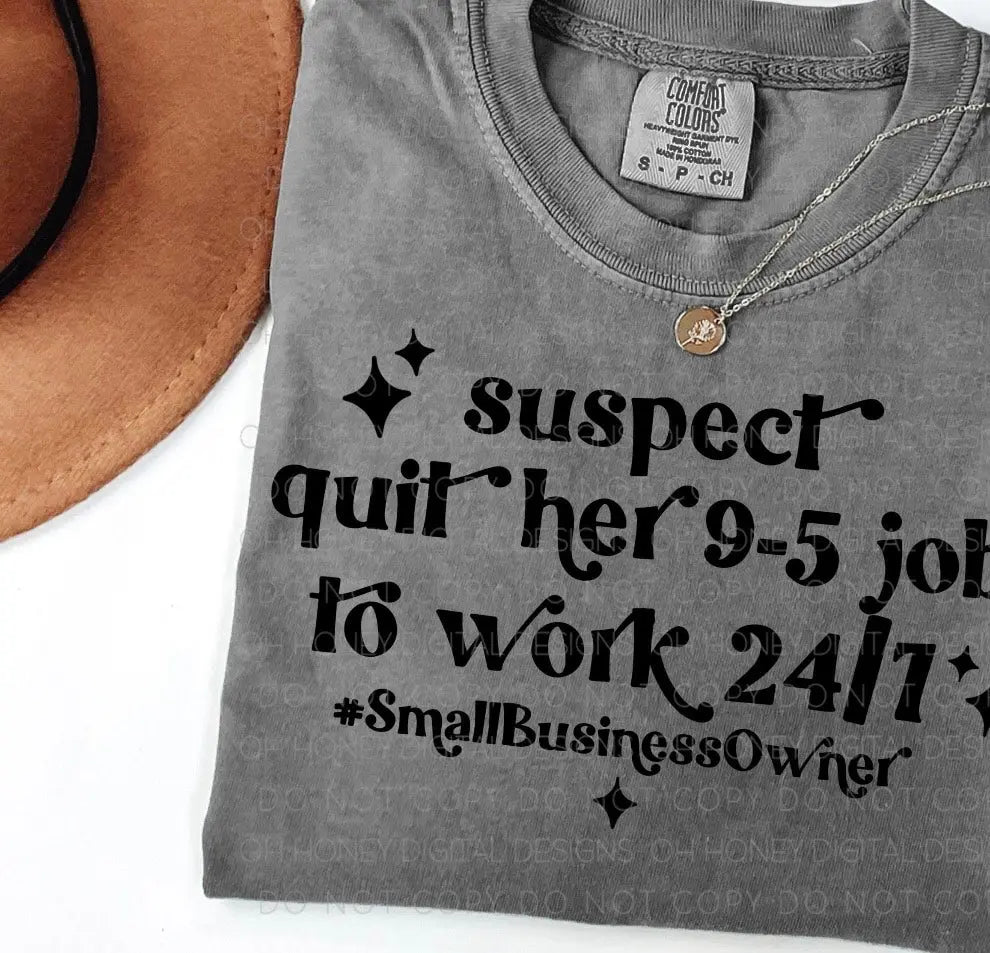 Suspect quit 9-5 job - Branded By Barta
