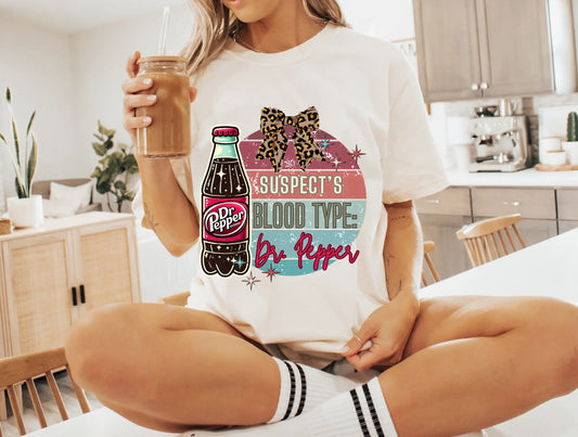 Suspect Blood Type Dr Pepper - Branded By Barta