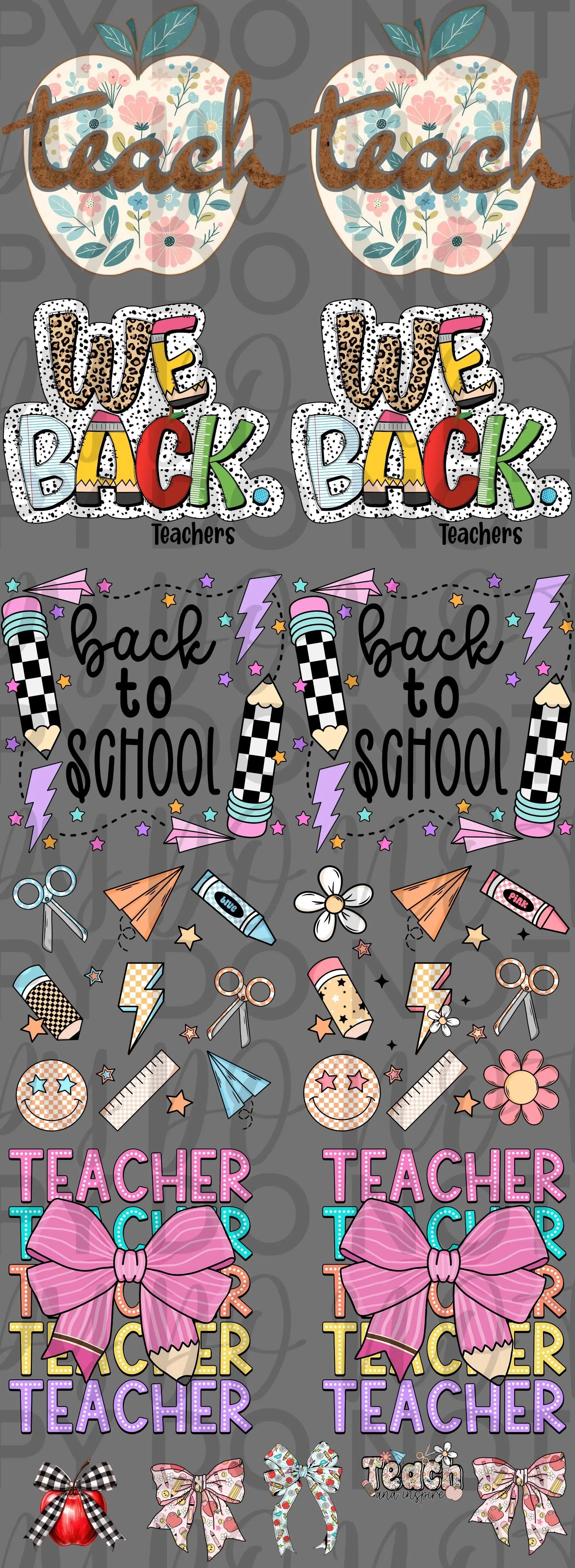 wildcat Pre Made gang sheet