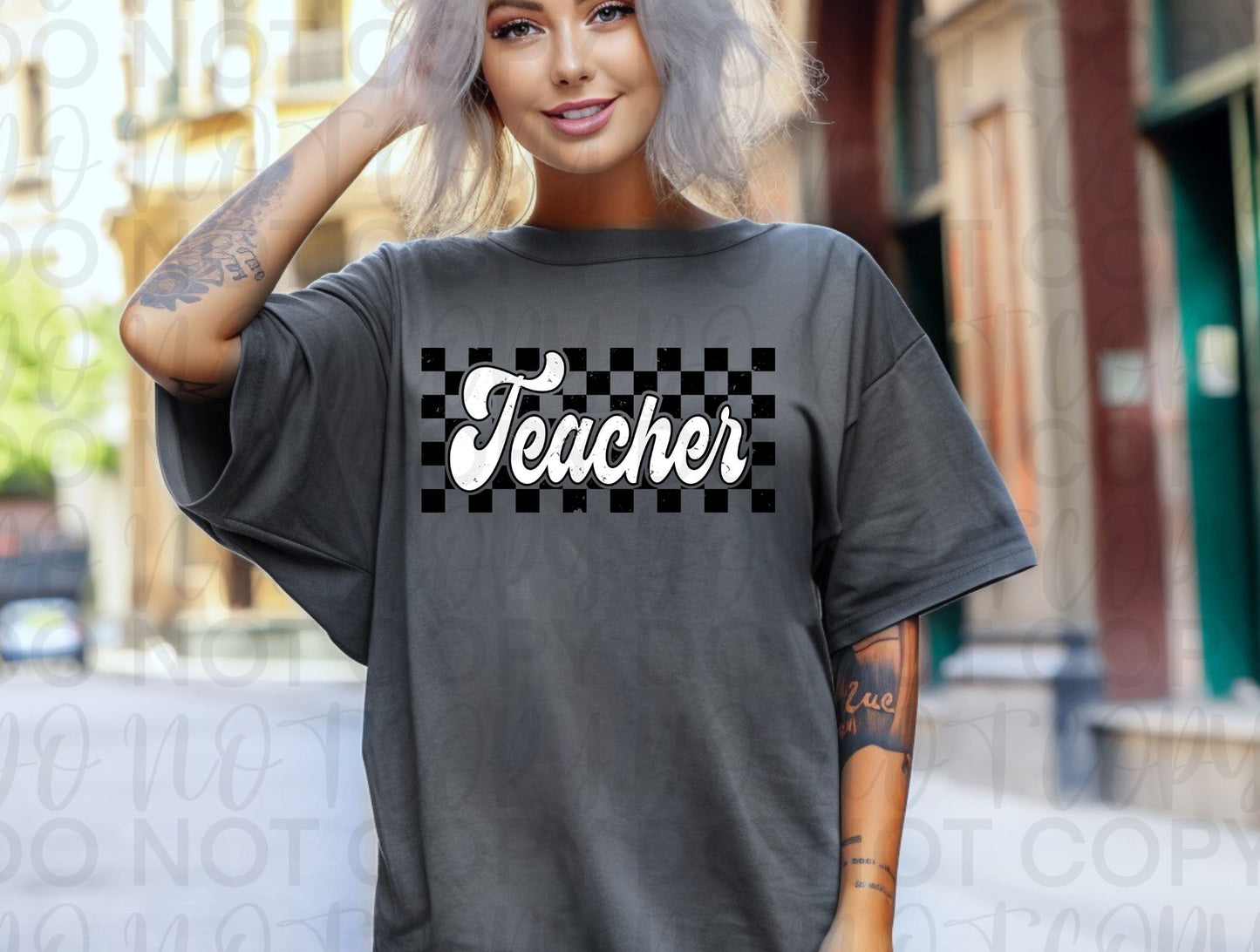 Checkered teacher