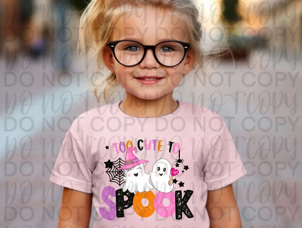 Too Cute To Spook Ghost - Branded By Barta