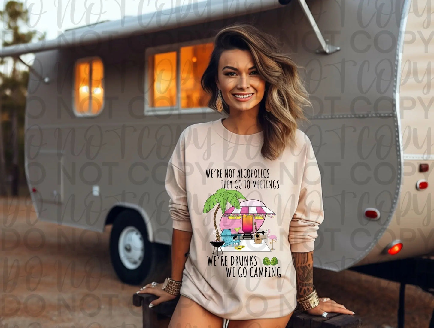 We're drunks we go camping - Branded By Barta