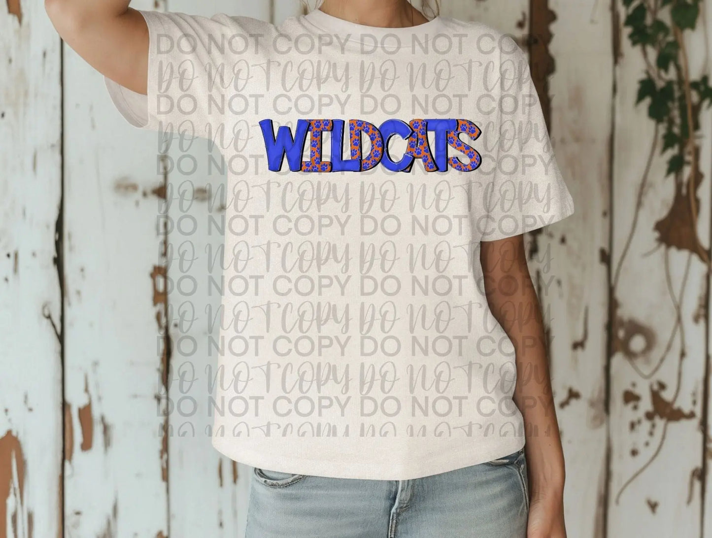 Wildcat blue and orange - Branded By Barta