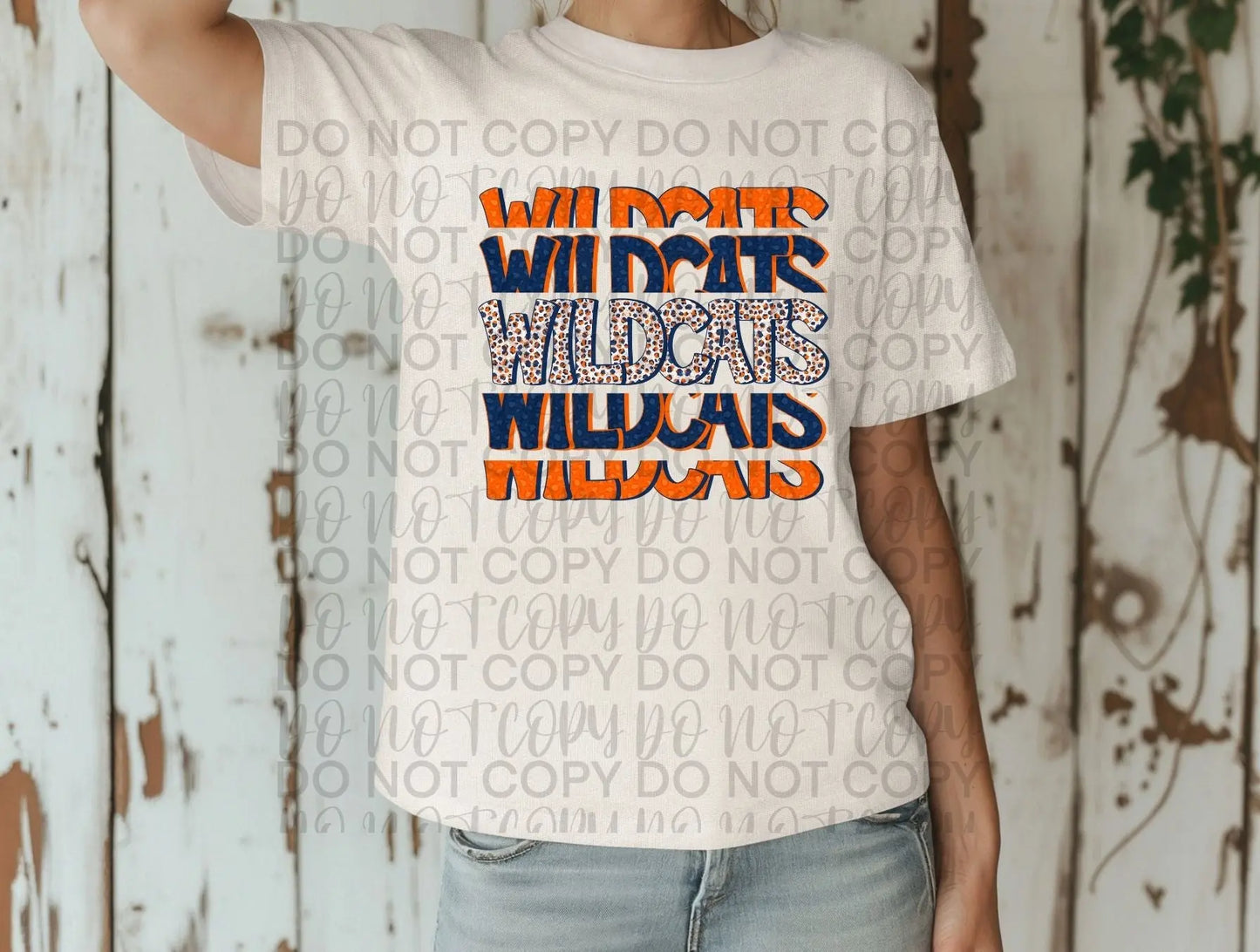 Wildcat blue orange stacked - Branded By Barta