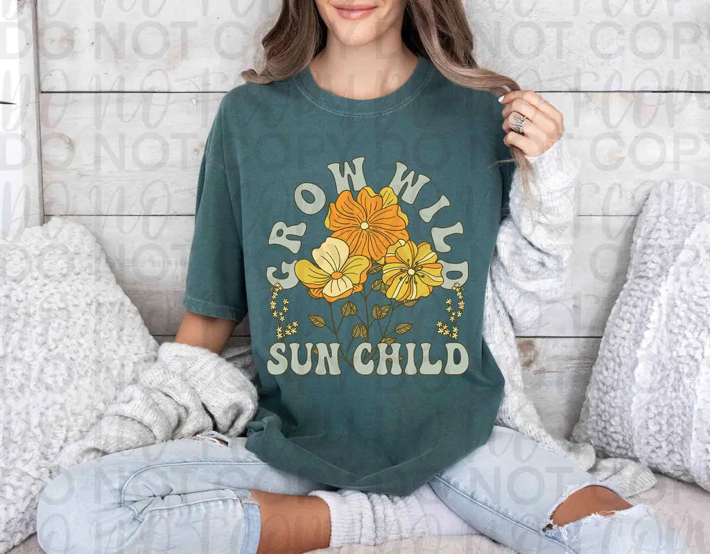 Grow Wild Sun Child - Branded By Barta