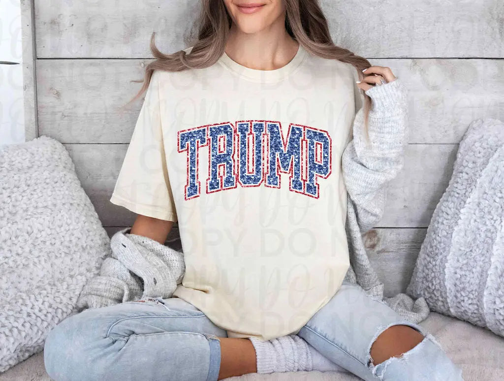 Faux Sequins Trump - Branded By Barta