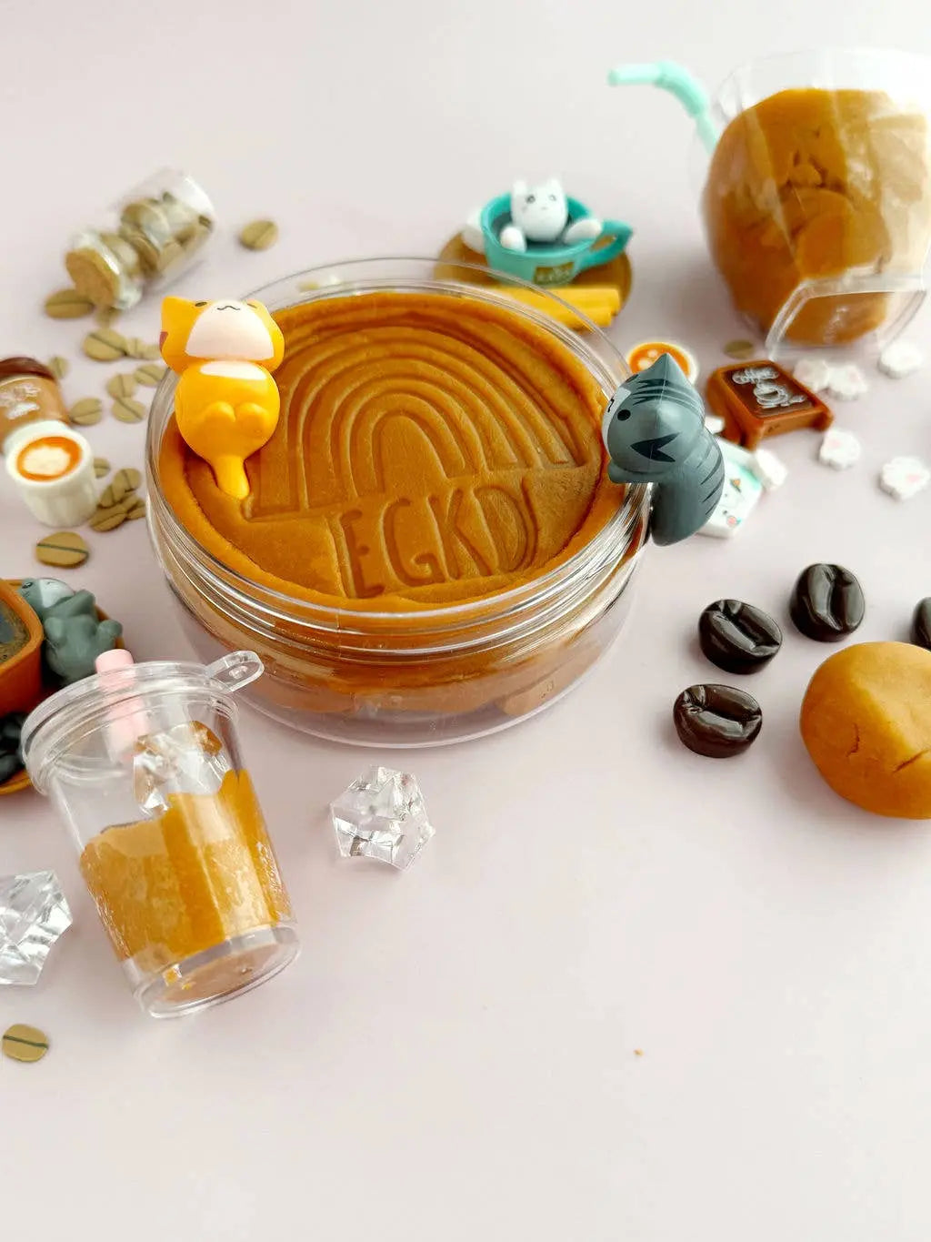 Cat Cafe KidDough Play Kit Earth Grown KidDoughs (KidDoughs by EGKD)