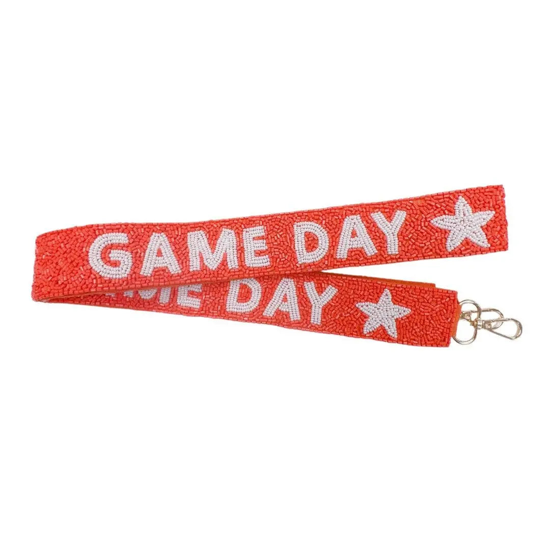 Game Day Orange/White Strap Treasure Jewels Inc.