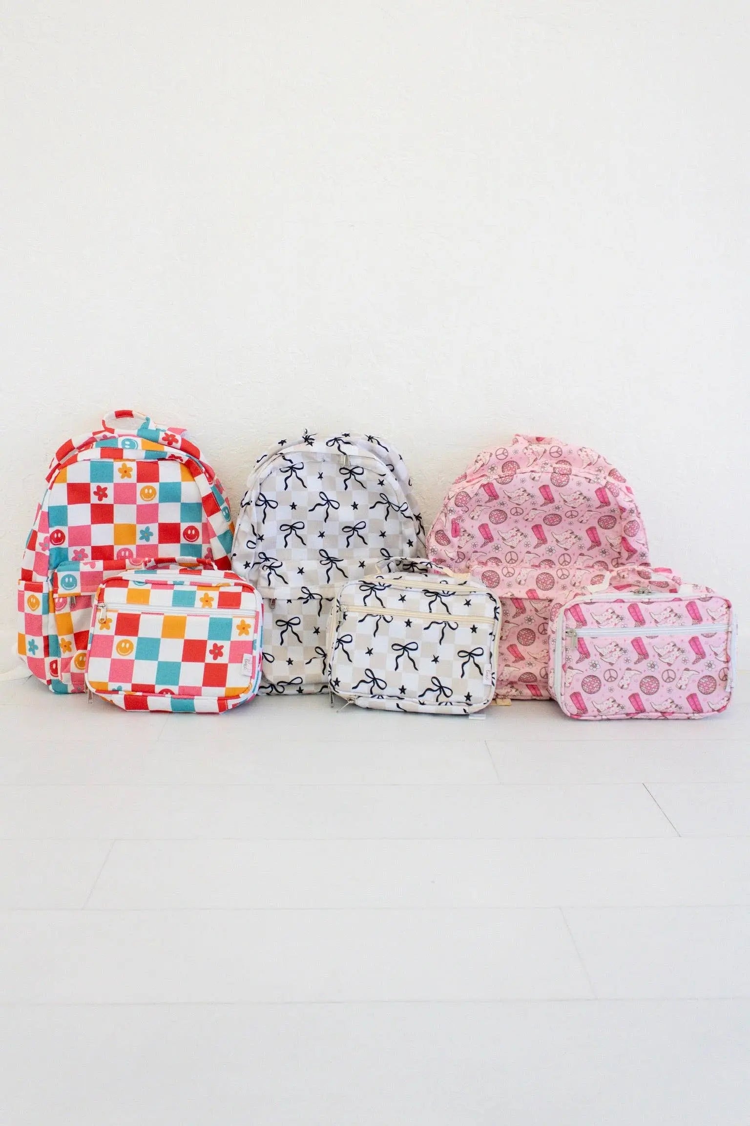 Pink Cowgirl Boots - Backpack & Lunchbox Bundle Wild Luxe