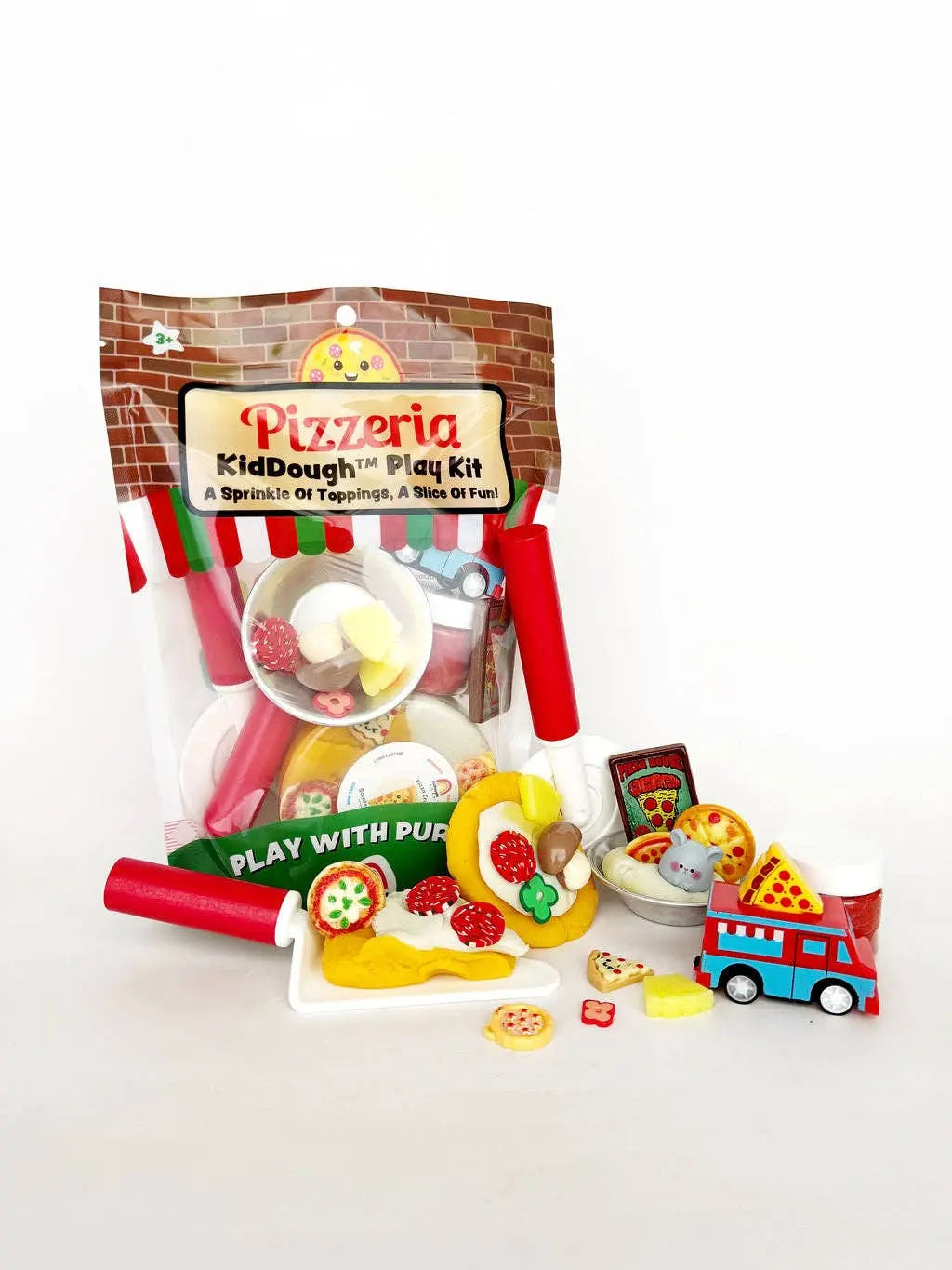 Pizzeria KidDough Play Kit Earth Grown KidDoughs (KidDoughs by EGKD)