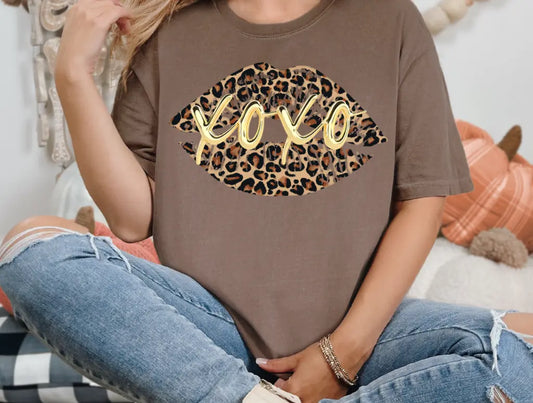 Leopard Lips XOXO brandedbybarta