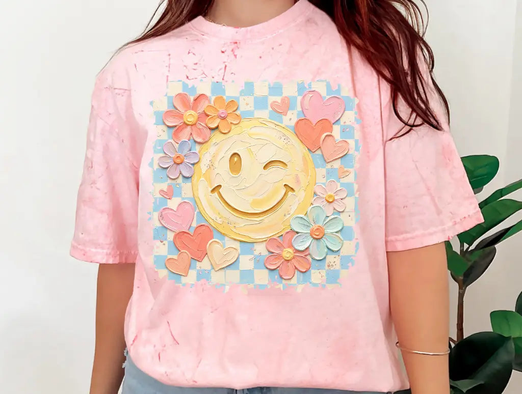 Floral Happy Face brandedbybarta