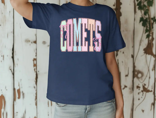 Colored Checkered Comets brandedbybarta