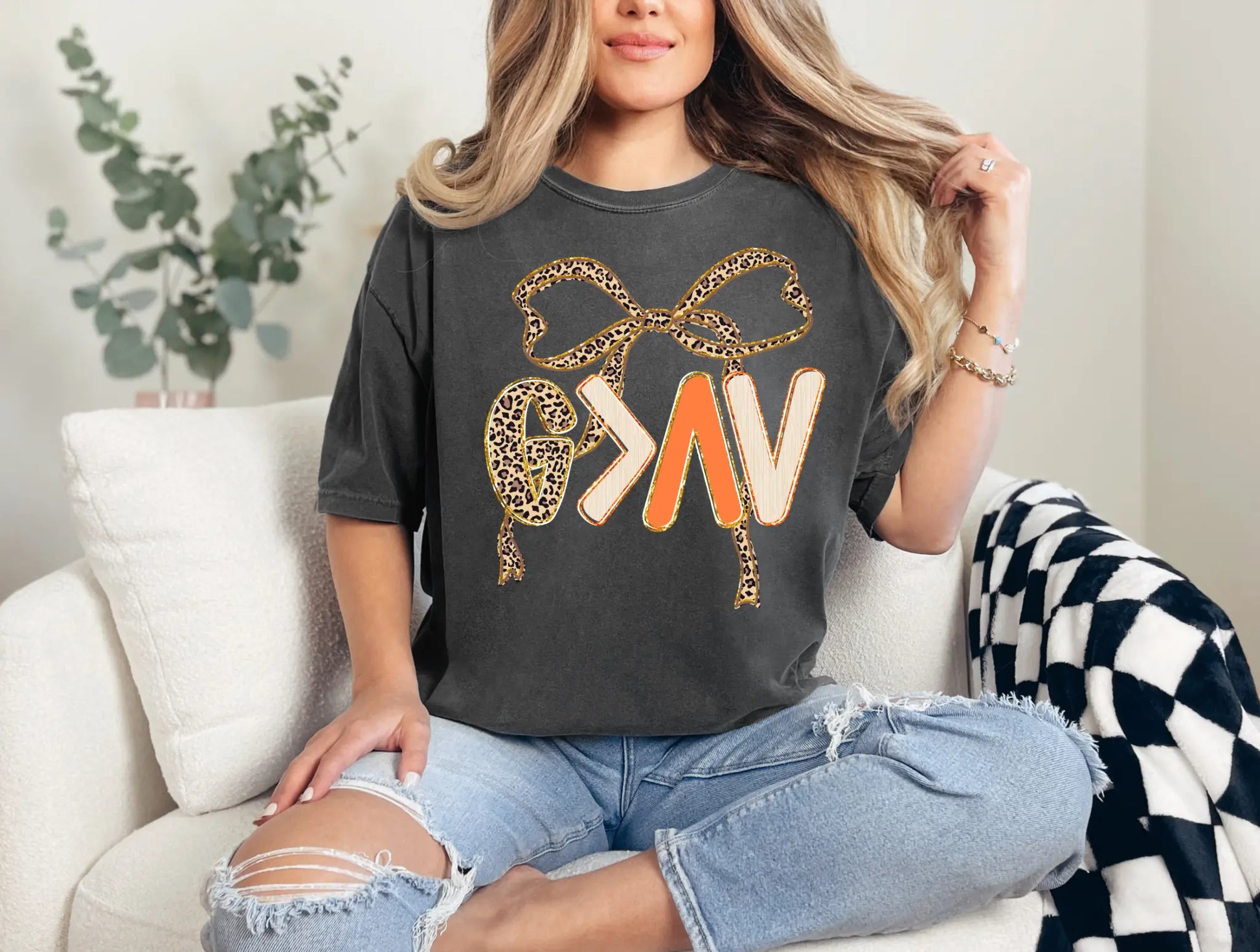 God Is Greater Leopard Bow brandedbybarta